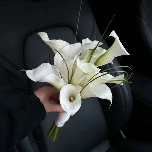 领证手捧花影楼旅拍摄影韩式仿真新娘手捧花婚纱拍照道具手工花束