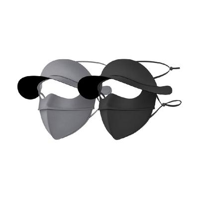 黑胶帽檐脸基尼防晒面罩医美口罩