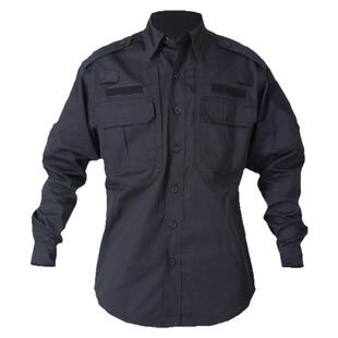 511保安作训服上衣工作服短袖夏装男黑色春秋季长袖制服衬衫衬衣