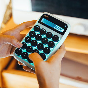 LOFREE洛斐糖豆蓝牙数字小键盘计算器无线机械笔记本外接奶茶套装