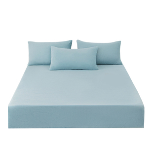 神气小鹿兔毛绒床笠冬季加绒珊瑚绒加厚床罩床垫保护罩防滑床单罩