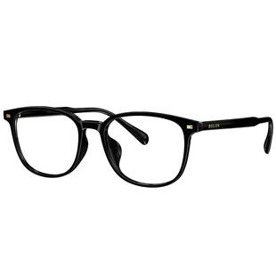 暴龙板材眼镜通勤黑框素颜显白复古男女时尚方框网上配镜BJ5121