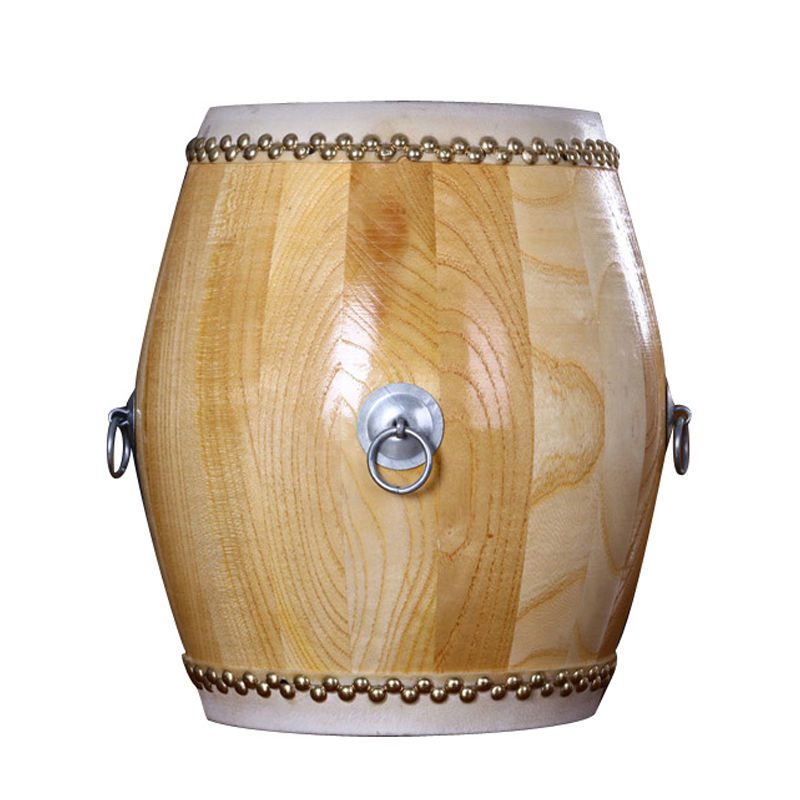 玄鹤牛皮鼓小鼓实木头层牛皮六寸高音民间戏曲剧场音乐堂鼓乐器