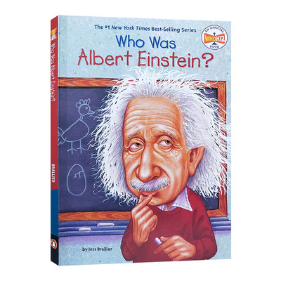 英文原版 Who Was Albert Einstein? 谁是艾伯特 爱因斯坦？ 英文版 进口英语原版书籍儿童外文书