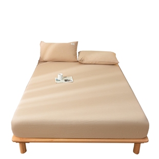 2025新款四季通用纯棉床笠单件全棉床罩床垫保护罩防尘床单三件套