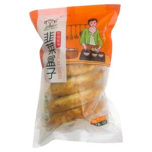 壹食地韭菜盒子420g油炸小吃速冻早餐面点半成品冷冻早点韭菜鸡蛋