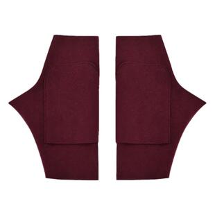 德绒加兜手套男女送暖宝贴露指不起球防冻伤新款半指秋冬保暖防寒