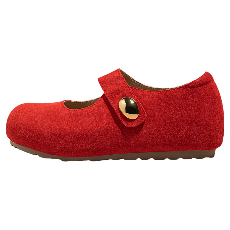 明星同款正品巨好看miu系小皮鞋