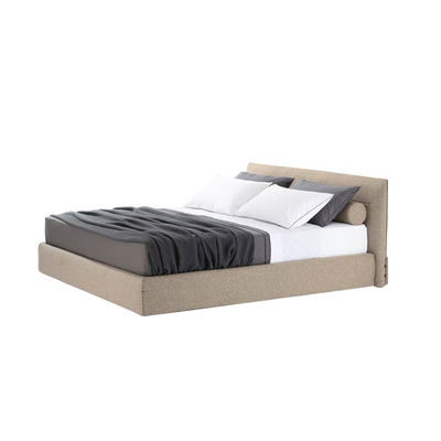 poliform极简布艺双人床