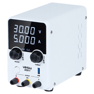 谊华305DV高精度数显可调直流稳压电源30V5A手机维修大功率USB