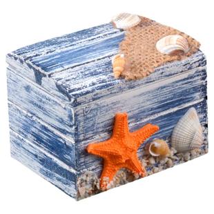 天然化石标本宝藏盒弓石燕菊石斑彩螺蝾螺趣味矿石礼物儿童玩具