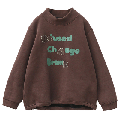 咖咪羽加绒宽松通勤卫衣