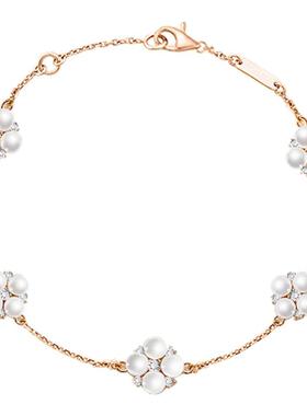 周珍珍施家珍珠手链原创精致五花气质可调节高品质珍珠手链送女友