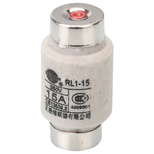 螺旋式熔断器RL1-15A保险管2A3A5A6A8A10A盒装50只380V熔断体芯子