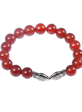 连年有余红玛瑙手链