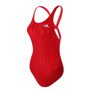 英发竞技比赛泳衣连体三角速干专业训练竞速儿童中大童女孩游泳衣