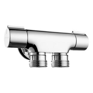 九牧全自动洗衣机水龙头一分二双头4分6分流器三通一进二出角阀