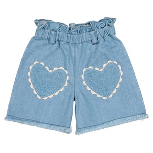 Little现货 法国Louis louise SS26春夏女童百搭牛仔半裙短裤长裤
