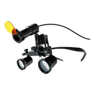 牙科医用放大镜2.5倍-3.5倍可调带聚光灯心血管手术骨科外科检查