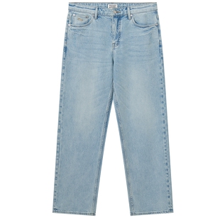 【春夏甄选】Hazzys哈吉斯春季男士潮流通勤长款牛仔裤长裤下装