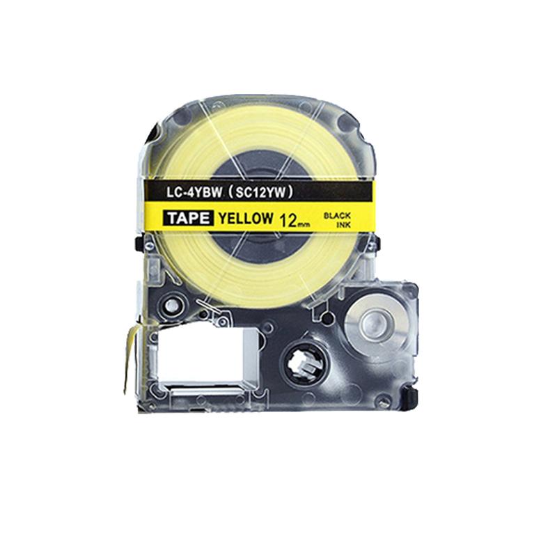 适用锦宫标签机色带12mm9 18贴普乐SR230CH打印纸爱普生LW-K400/600P/LW700/PT-1000P SR550C/530C贴纸标签纸
