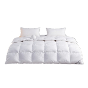 特大朵98灰雁鸭绒被无味5A级红嘴雁鸭绒850蓬松加厚保暖羽绒冬被