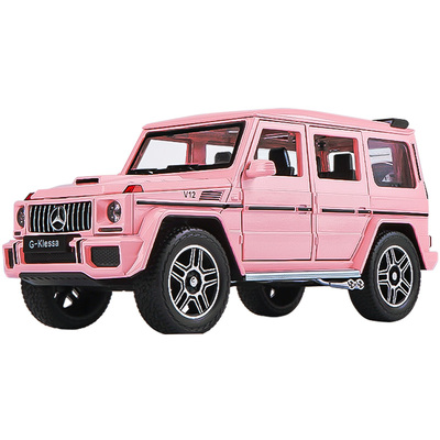 124粉色大奔G63合金汽车模型