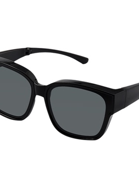 目戏可折叠套镜墨镜近视专用