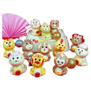 12生肖属相胶东花饽饽小孩周岁满月百天正月十五元宵节面灯花灯