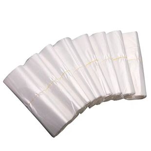 白色背心一次性透明外卖食品袋大号加厚商用手提塑料打包方便袋子