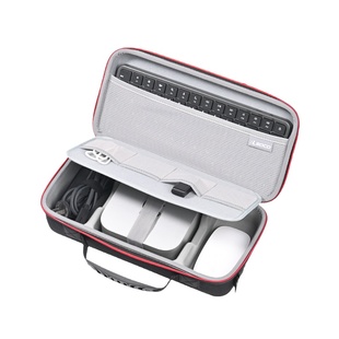 适用mac mini m4保护套新款m4收纳包苹果mini主机键盘一体收纳盒