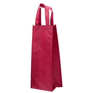 加厚枣红单双支手提葡萄酒无纺布袋洋红酒盒橄榄茶油瓶包装礼品袋