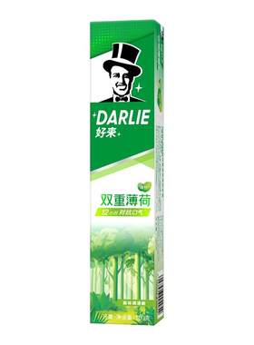 黑人持久清新口气含氟薄荷牙膏