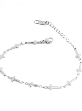 2023新款十字架手链简约女士闺蜜