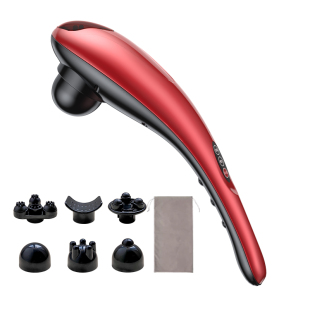 立昌海豚按摩棒手持式颈椎背部腰部捶背器肩颈电动枪敲打锤震动仪