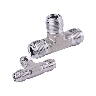 美国SWAGELOK 世伟洛克 不锈钢VCR1/4MVCR SS-4-VCR-T三通