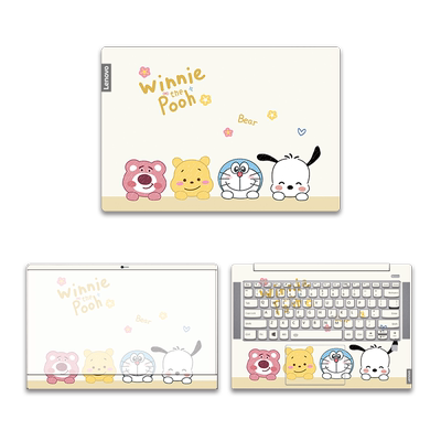 笔记本电脑贴纸易贴不留胶