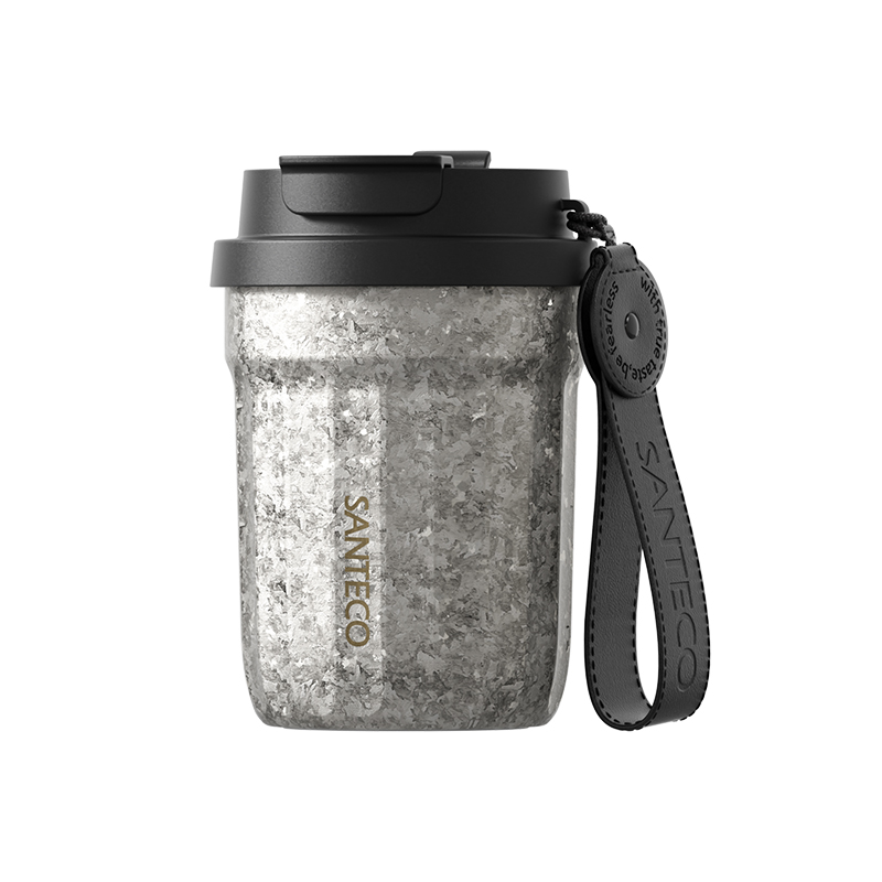 哈尔斯纯钛咖啡保温保冷水杯便携车载吸管杯教师节商务礼物喝水杯