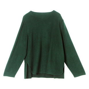 美丽客栈大码墨绿色针织衫女秋冬新款秋冬内搭打底衫修身宽松女装