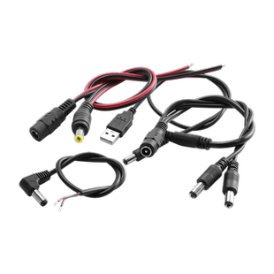 U型端子 USB转双头鳄鱼夹电源测试线 探针勾针转4MM香蕉插头跳线