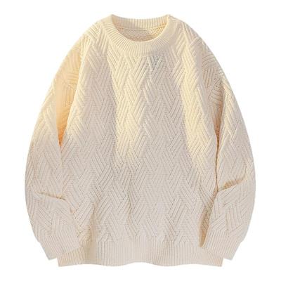 回力麻花毛衣男士秋冬季