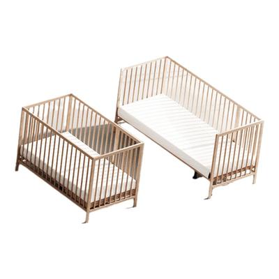 九伴可成长型榉木婴儿拼接床