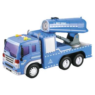 儿童仿真加湿喷雾车超大号洒水车玩具可喷水雾炮降尘雾霾汽车模型