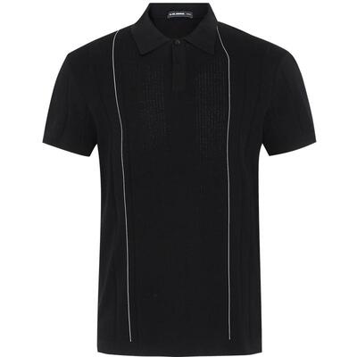 利郎官方可机洗提花条纹短袖Polo