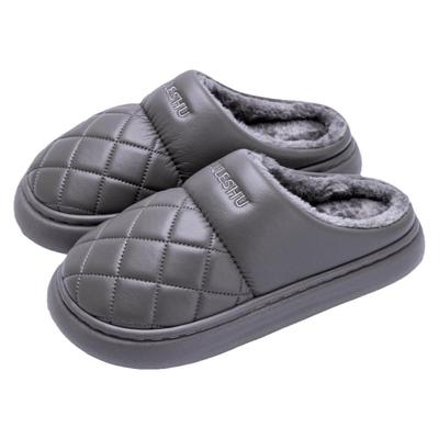 2025新款专业老人防水防滑棉拖鞋