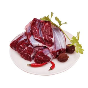 鹿肉新鲜现杀鹿腿整只梅花鹿腿整只东北吉林带蹄生肉空运速冻保鲜