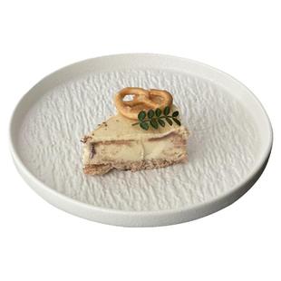 高级感陶瓷蛋糕盘家用精致石纹西餐盘意面盘创意牛排沙拉盘圆盘子