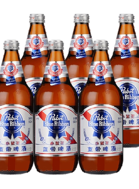 蓝带小蓝王激爽啤酒640ml*6瓶