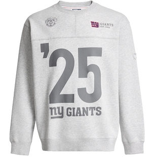 SEASON HIGH秋季NFL联名男装T恤圆领短袖宽松刺绣舒适纯棉上衣