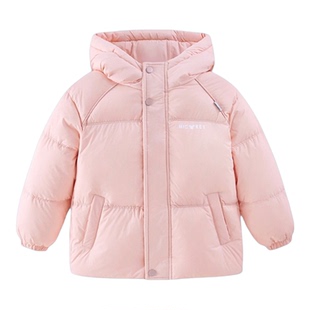 正版迪士尼童装儿童羽绒服男童秋冬新款女中童羽绒棉袄红色新年装